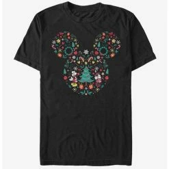 Cheap 🔔 Disney Mickey Mouse Holiday Icon Ear Fill T-Shirt 😀