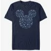 Buy 🔔 Disney Mickey Mouse Holiday Mickey Ear Snowflakes T-Shirt 🤩
