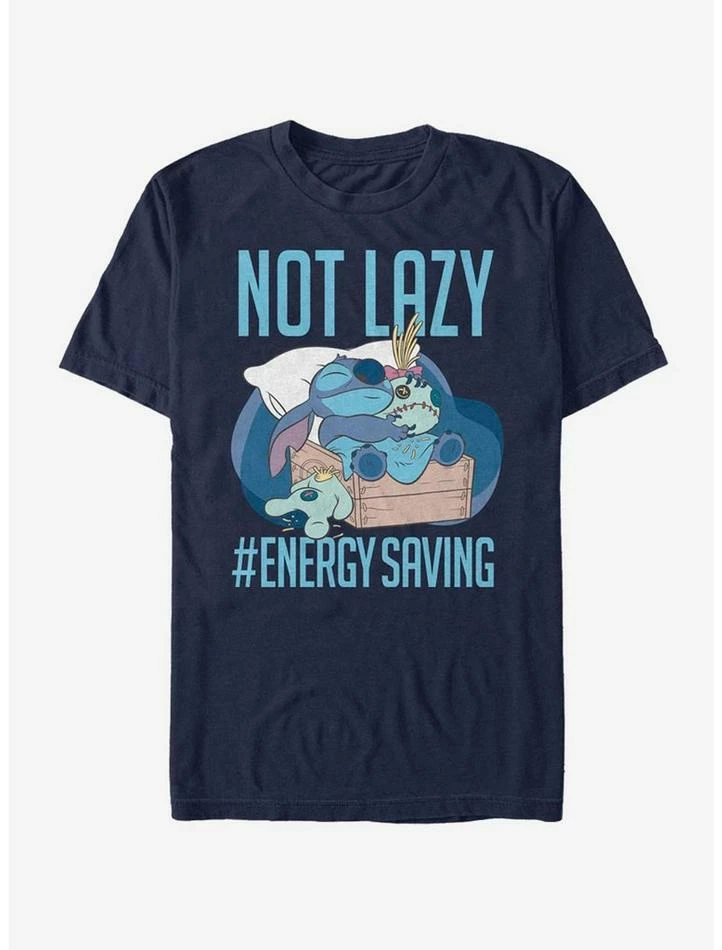 Outlet ๐ Disney Lilo & Stitch Lazy Energy T-Shirt ๐งจ
