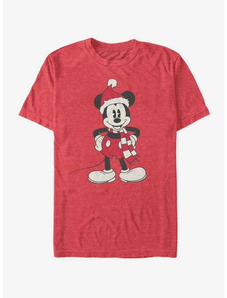Hot Sale โ๏ธ Disney Mickey Mouse Holiday Mickey Hat T-Shirt ๐ฅฐ