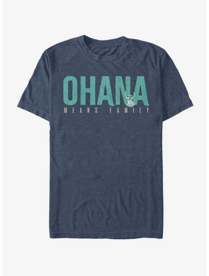 Buy ✨ Disney Lilo & Stitch Ohana Bold T-Shirt 🥰