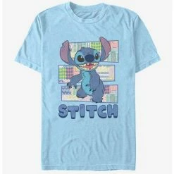 Cheapest ✨ Disney Lilo & Stitch Stitch Character 👚 Shirt With Pattern T-Shirt 🎉