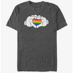 Brand new ⌛ Disney Mickey Mouse Rainbow Love T-Shirt 🔔