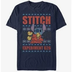 Deals 🌟 Disney Lilo & Stitch Holiday Stitch Experiment 626 T-Shirt 🌟