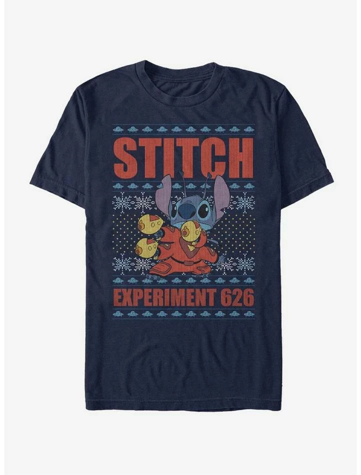Deals ๐ Disney Lilo & Stitch Holiday Stitch Experiment 626 T-Shirt ๐