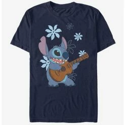 Wholesale ⌛ Disney Lilo & Stitch Stitch Flowers T-Shirt 🤩