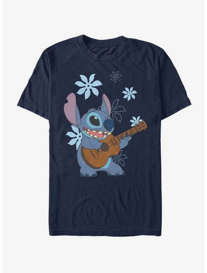 Wholesale ⌛ Disney Lilo & Stitch Stitch Flowers T-Shirt 🤩