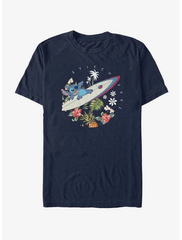 New 🥰 Disney Lilo & Stitch Surfer Dude T-Shirt 👍 - Image 2