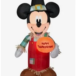 Outlet 😉 Disney Mickey Mouse 👪 Thanksgiving Pumpkin Inflatable Décor 🥰