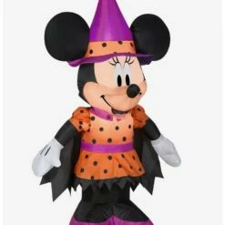 Deals ⌛ Disney Minnie Mouse Witch Inflatable Décor ✔️
