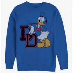 Brand new 🌟 Disney Donald Duck Donald College DD Sweatshirt 😉