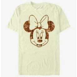 Flash Sale 🎉 Disney Mickey Mouse Fall Floral Plaid Minnie T-Shirt 😉