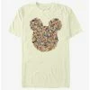 Hot Sale 🛒 Disney Mickey Mouse Floral Mickey Head T-Shirt ❤️