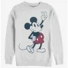 Outlet 😀 Disney Mickey Mouse Plaid Mickey Sweatshirt 💯