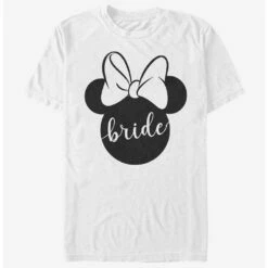 Best deal 🥰 Disney Mickey Mouse Bow Bride T-Shirt 🌟