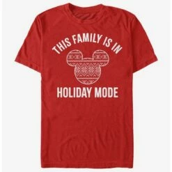 Best deal 🛒 Disney Mickey Mouse Family Holiday Mode T-Shirt 🌟