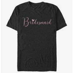 Promo 💯 Disney Mickey Mouse Disney Bridesmaid T-Shirt 💯