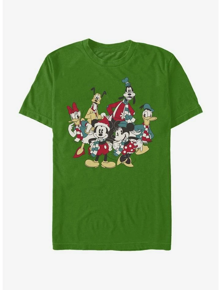 Coupon ❤️ Disney Mickey Mouse Holiday Group T-Shirt 💯 - Image 3