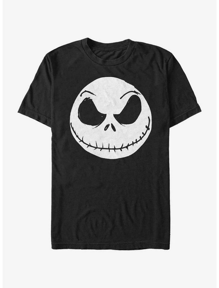 Top 10 👍 The Nightmare Before 🎄 Christmas Big Face Jack T-Shirt 🔥