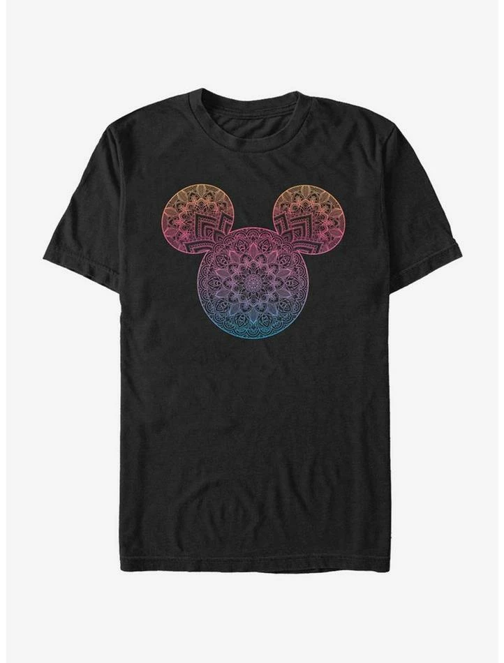 Discount 🌟 Disney Mickey Mouse Mickey Mandala Fill T-Shirt 😀 - Image 2