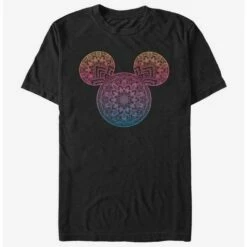Discount 🌟 Disney Mickey Mouse Mickey Mandala Fill T-Shirt 😀