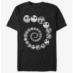 Wholesale 💯 The Nightmare Before 🎄 Christmas Jack Emotions Spiral T-Shirt 🥰