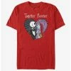 Brand new 😍 The Nightmare Before 🎅 Christmas Jack & Sally Together Forever T-Shirt ⌛