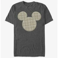 Best deal 🎁 Disney Mickey Mouse Plaid Patch Mickey T-Shirt 👍