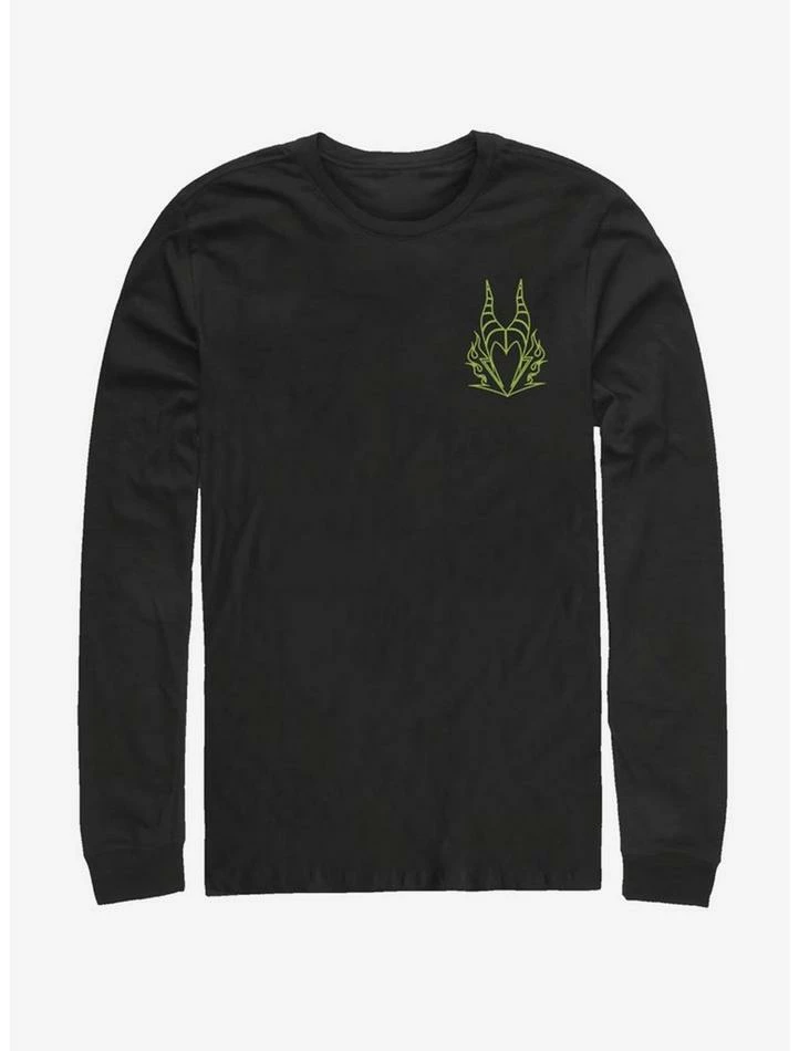 Top 10 👏 Disney Sleeping Beauty Maleficent Pocket Long-Sleeve T-Shirt 🌟