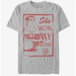 Top 10 😉 Disney Mulan Li Shang She Won My Heart T-Shirt 😍