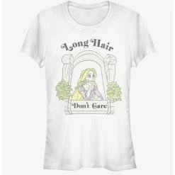 Cheapest ✨ Disney Tangled Don't Care 👧 Girls T-Shirt ⭐