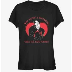 Budget ⌛ Disney Villains Cruella De Vil When You Have Puppies 👧 Girls T-Shirt ❤️