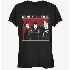 Cheapest ⭐ Disney Villains Be Mine 👧 Girls T-Shirt ⭐