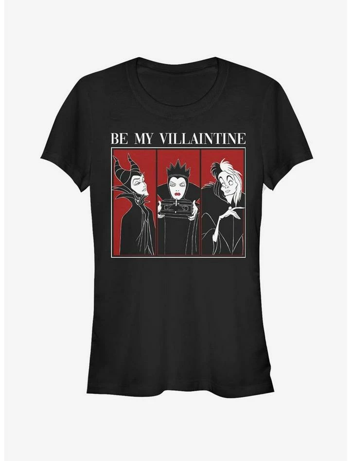 Cheapest ⭐ Disney Villains Be Mine 👧 Girls T-Shirt ⭐