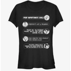 Best reviews of ⭐ Disney Villains Villain Quotes 👧 Girls T-Shirt 🎉