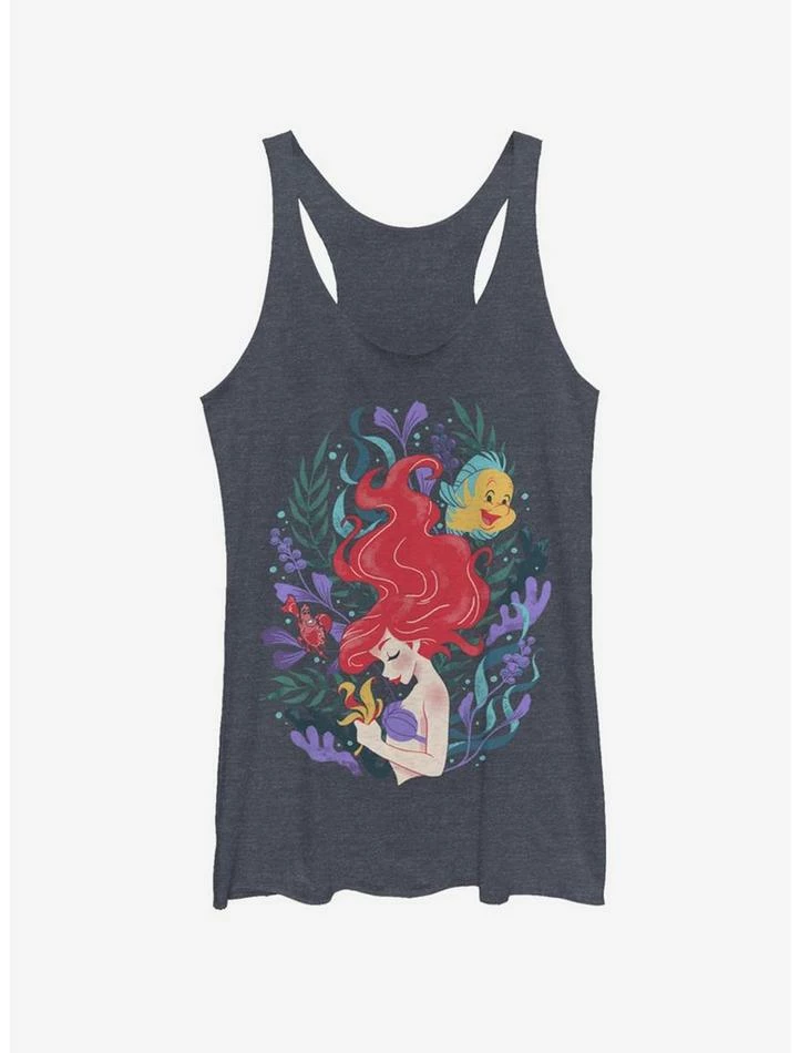 Hot Sale ✔️ Disney The Little Mermaid Sea Plants 👧 Girls Tank ✔️
