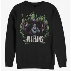 Top 10 ✔️ Disney Villains Children Of Mayhem Crew Sweatshirt 🎉