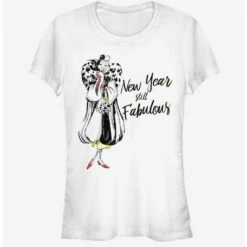 Brand new 🌟 Disney Villains Cruella De Vil Couture Cruella 👧 Girls T-Shirt 🌟
