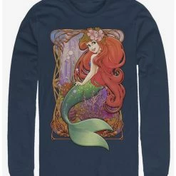 Hot Sale 🎉 Disney The Little Mermaid Glamorous Ariel Long-Sleeve T-Shirt 😍