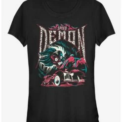 Cheap 😉 Disney Villains Cruella De Vil Speed Demon 👧 Girls T-Shirt 🌟