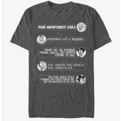 Hot Sale ✨ Disney Villains Villain Quotes T-Shirt 🧨