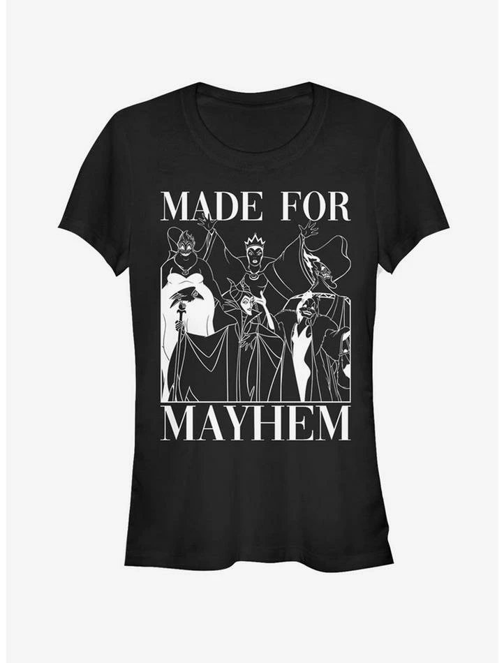 Best Sale ✔️ Disney Villains Made For Mayhem 👧 Girls T-Shirt 🔥