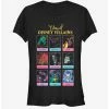 Top 10 🌟 Disney Villains Villains Year Book 👧 Girls T-Shirt 😍