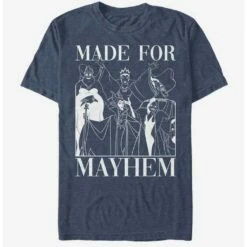 Flash Sale 👍 Disney Villains Made For Mayhem T-Shirt 🎉