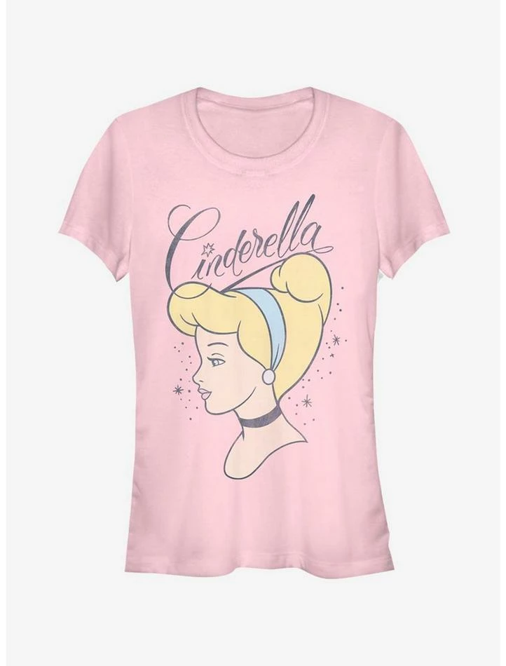 Hot Sale ๐ Disney Cinderella Simple ๐ง Girls T-Shirt ๐