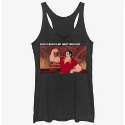 Buy 😍 Disney Beauty And The Beast Gaston Gym Meme 👧 Girls Tank ⭐