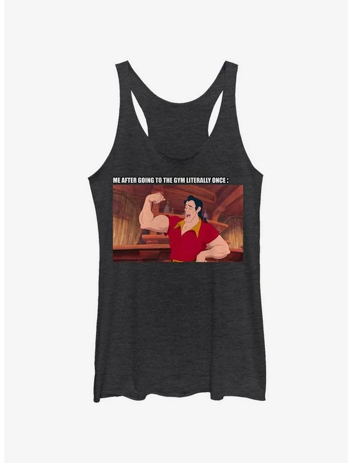 Buy 😍 Disney Beauty And The Beast Gaston Gym Meme 👧 Girls Tank ⭐