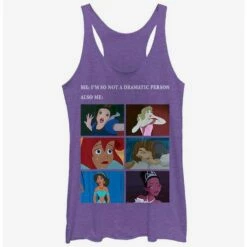 Coupon ✔️ Disney Princess Drama Meme 👧 Girls Tank 🥰