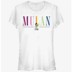 Cheap 🎉 Disney Mulan Colorful Title 👧 Girls T-Shirt 🎉