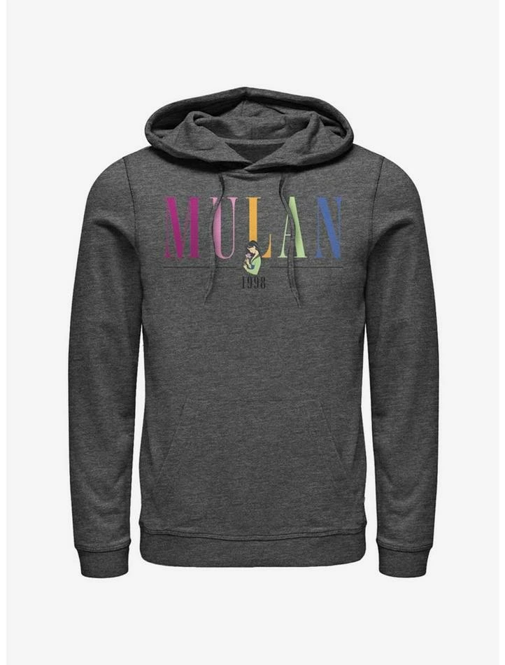 Wholesale 🛒 Disney Mulan Colorful Title Hoodie 🎁
